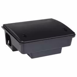 vidaXL Mouse Traps 6 pcs Black 23x19x9.5 cm rat box mouse bait rat bait box - 6 pcs