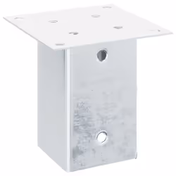 vidaXL Post Bases Square 4 pcs Anthracite 51x51 mm Powder-coated Steel - 81 x 81 mm/ 12 pcs - Additional view 4