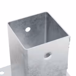 vidaXL Post Bases Square 4 pcs Anthracite 51x51 mm Powder-coated Steel - 81 x 81 mm/ 12 pcs - Additional view 8