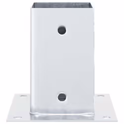 vidaXL Post Bases Square 4 pcs Anthracite 51x51 mm Powder-coated Steel - 91 x 91 mm/ 4 pcs - Additional view 5