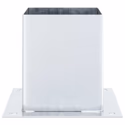 vidaXL Post Bases Square 12 pcs Silver 121x121 mm Galvanised Steel - Additional view 6