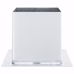 vidaXL Post Bases Square 12 pcs Silver 141x141 mm Galvanised Steel - Additional view 6