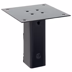 vidaXL Post Bases Square 12 pcs Anthracite 51x51 mm Powder-coated Steel - Additional view 4