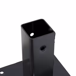 vidaXL Post Bases Square 12 pcs Anthracite 51x51 mm Powder-coated Steel - Additional view 8