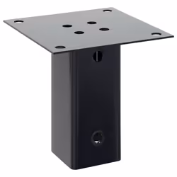vidaXL Post Bases Square 4 pcs Anthracite 71x71 mm Powder-coated Steel - Additional view 4