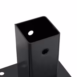 vidaXL Post Bases Square 4 pcs Anthracite 71x71 mm Powder-coated Steel - Additional view 8