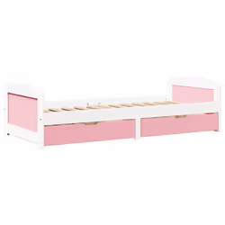 VidaXL 3314679, Sofa bed, Pink, White, Pinewood, Wood, 2050 mm, 960 mm, 560 mm