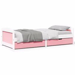 VidaXL 3314679 sofa Sofa bed Pink, White