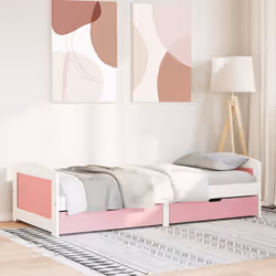 VidaXL 3314679 sofa Sofa bed Pink, White - Additional view 4