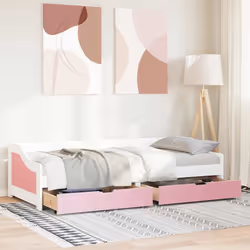 VidaXL 3314681 sofa Sofa bed Pink, White