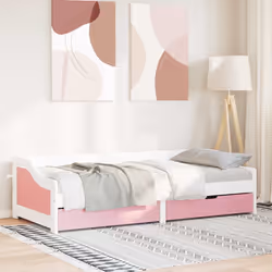 VidaXL 3314681 sofa Sofa bed Pink, White - Additional view 4