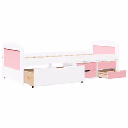 VidaXL 3314683 sofa Sofa bed Pink, White - Additional view 6