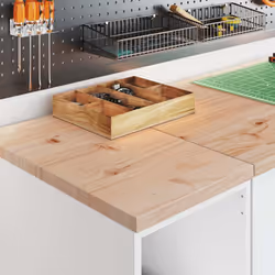 vidaXL Garage Cabinets 2 pcs White Engineered Wood cabinet tool cabinet