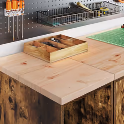 vidaXL Garage Cabinets 2 pcs Smoked Oak Engineered Wood cabinet tool cabinet