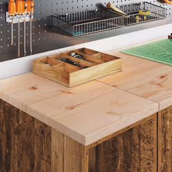vidaXL Garage Cabinets 2 pcs Old Wood Engineered Wood cabinet tool cabinet