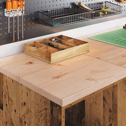 vidaXL Garage Cabinets 2 pcs Old Wood Engineered Wood cabinet tool cabinet