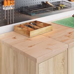 vidaXL Garage Cabinets 2 pcs Sonoma Oak Engineered Wood cabinet tool cabinet