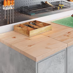 vidaXL Garage Cabinets 2 pcs Concrete Grey Engineered Wood cabinet