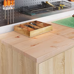 vidaXL Garage Cabinets 2 pcs Sonoma Oak Engineered Wood cabinet tool cabinet - Additional view 2