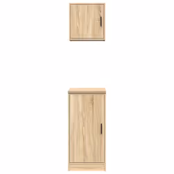 vidaXL Garage Cabinets 2 pcs Sonoma Oak Engineered Wood cabinet tool cabinet - Additional view 7