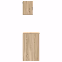 vidaXL Garage Cabinets 2 pcs Sonoma Oak Engineered Wood cabinet tool cabinet - Additional view 8