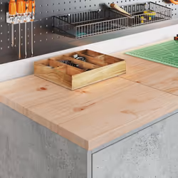 vidaXL Garage Cabinets 2 pcs Concrete Grey Engineered Wood cabinet