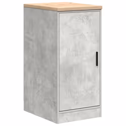 vidaXL Garage Cabinets 2 pcs Concrete Grey Engineered Wood cabinet - Additional view 5