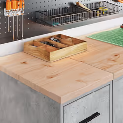 vidaXL Garage Cabinets 2 pcs Concrete Grey Engineered Wood cabinet