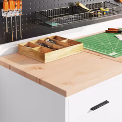vidaXL Garage Cabinets 2 pcs White Engineered Wood cabinet tool cabinet