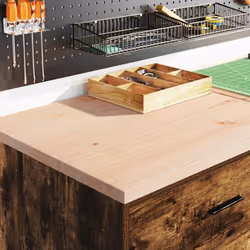 vidaXL Garage Cabinets 2 pcs Smoked Oak Engineered Wood cabinet tool cabinet
