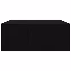 vidaXL Coffee Table with Drawers Black Oak 100x100x40 cm centre table - black oak, 100 x 100 x 40 cm - Additional view 6