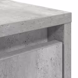 vidaXL Coffee Table with Drawers Black Oak 100x100x40 cm centre table - concrete grey, 100 x 100 x 40 cm - Additional view 9