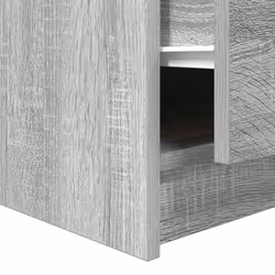 vidaXL Coffee Table with Drawers Black Oak 100x100x40 cm centre table - grey sonoma, 100 x 100 x 40 cm - Additional view 10