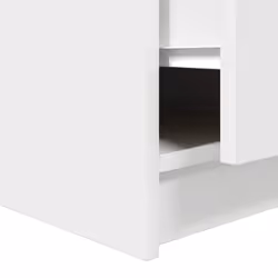 vidaXL Coffee Table with Drawers Black Oak 100x100x40 cm centre table - white, 70.5 x 70 x 40 cm - Additional view 10