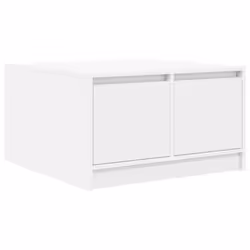 vidaXL Coffee Table with Drawers Black Oak 100x100x40 cm centre table - white, 70.5 x 70 x 40 cm - Additional view 7