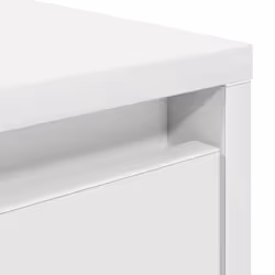 vidaXL Coffee Table with Drawers Black Oak 100x100x40 cm centre table - white, 70.5 x 70 x 40 cm - Additional view 9