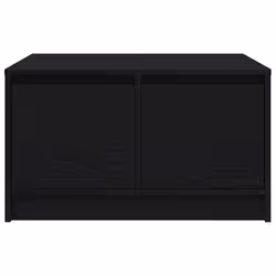vidaXL Coffee Table with Drawers Black Oak 100x100x40 cm centre table - black oak, 70.5 x 70 x 40 cm - Additional view 5