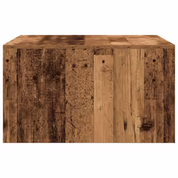 vidaXL Coffee Table with Drawers Black Oak 100x100x40 cm centre table - old wood, 70.5 x 70 x 40 cm - Additional view 6