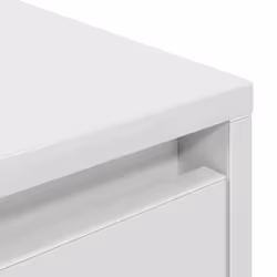 vidaXL TV Cabinet with LED Lights Old Wood 193.5x41x50 cm TV stand - white, 160.5 cm - Additional view 9