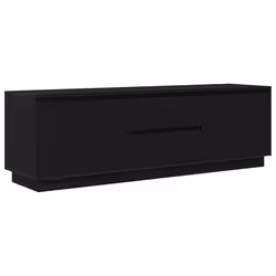 vidaXL TV Cabinet with LED Lights Old Wood 193.5x41x50 cm TV stand - black oak, 160.5 cm - Additional view 2