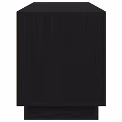 vidaXL TV Cabinet with LED Lights Old Wood 193.5x41x50 cm TV stand - black oak, 160.5 cm - Additional view 7