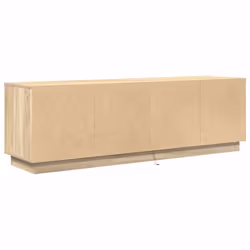 vidaXL TV Cabinet with LED Lights Old Wood 193.5x41x50 cm TV stand - sonoma oak, 160.5 cm - Additional view 8