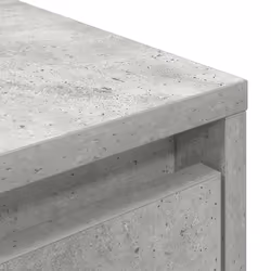 vidaXL TV Cabinet with LED Lights Old Wood 193.5x41x50 cm TV stand - concrete grey, 160.5 cm - Additional view 9