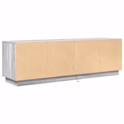vidaXL TV Cabinet with LED Lights Old Wood 193.5x41x50 cm TV stand - grey sonoma, 160.5 cm - Additional view 8