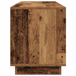 vidaXL TV Cabinet with LED Lights Old Wood 193.5x41x50 cm TV stand - old wood, 160.5 cm - Additional view 7