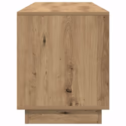 vidaXL TV Cabinet with LED Lights Old Wood 193.5x41x50 cm TV stand - artisan oak, 160.5 cm - Additional view 7