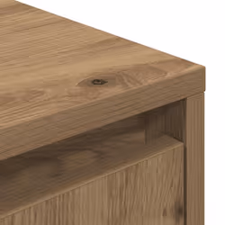 vidaXL TV Cabinet with LED Lights Old Wood 193.5x41x50 cm TV stand - artisan oak, 160.5 cm - Additional view 9