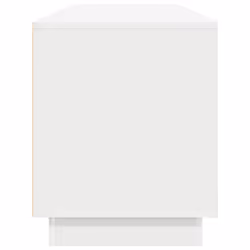 vidaXL TV Cabinet with LED Lights Old Wood 193.5x41x50 cm TV stand - white, 193.5 cm - Additional view 7