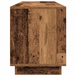 vidaXL TV Cabinet with LED Lights Old Wood 193.5x41x50 cm TV stand - old wood, 193.5 cm - Additional view 7
