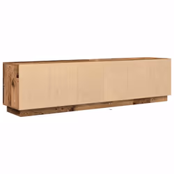 vidaXL TV Cabinet with LED Lights Old Wood 193.5x41x50 cm TV stand - old wood, 193.5 cm - Additional view 8